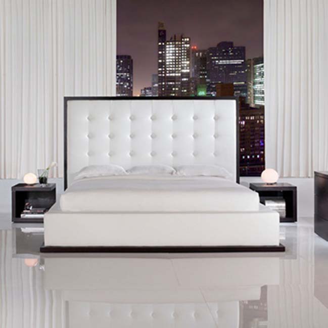 phong ngu dep mau trang 17 20 mẫu phòng ngủ đẹp với tông màu trắng tinh trong