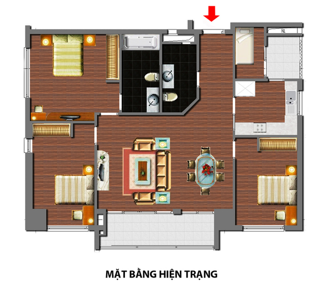 aq1 1476754362 660x0 Chiêm ngắm thiết kế nội thất giúp căn hộ Hà Nội không có góc chết