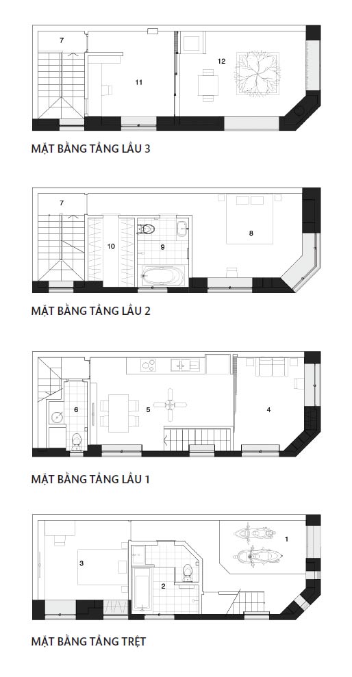 Untitled 1 Thiết kế những ô cửa giúp cho nhà hẻm thông thoáng