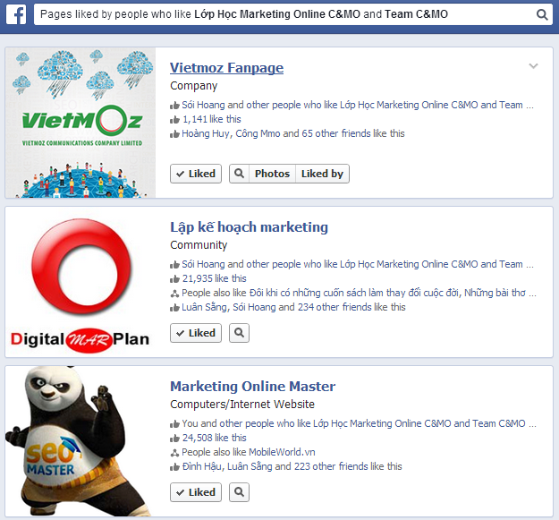 FMHhatF Cách dùng Facebook Graph Search và Facebook Marketing